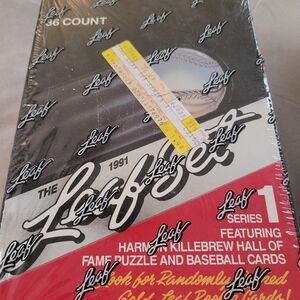 1991 Leaf Set Series 1 NIB Baseball Cards